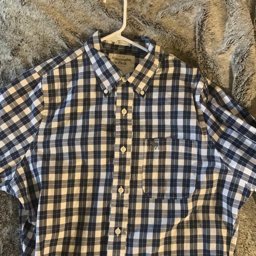 Abercrombie and fitch Plaid  Muscle fit button up